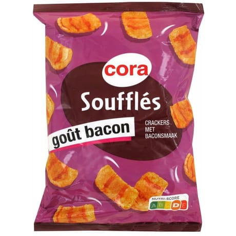 Cora soufflés goût bacon sachet 60g