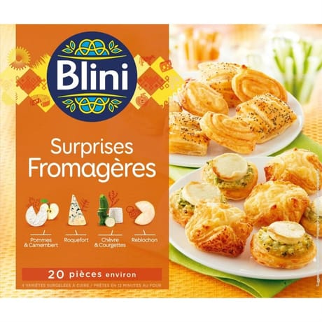 Blini surprises fromagères x20 250g