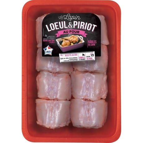 Loeul & Piriot Le lapin de france demi rables de lapin x8