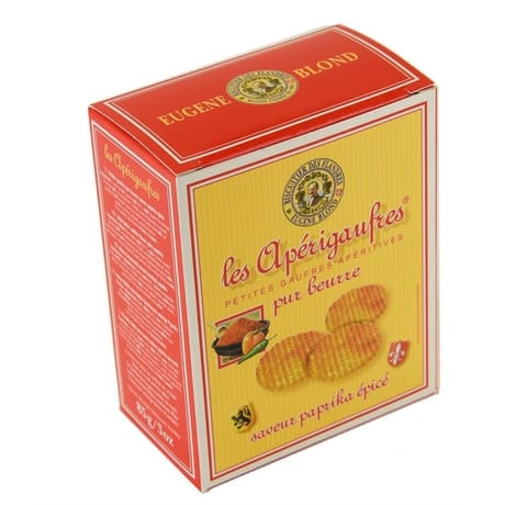 Eugène Blond apérigaufres pur beurre paprika/épices 85g