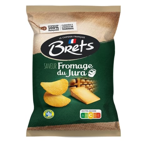 Bret's chips au fromage du jura 125g