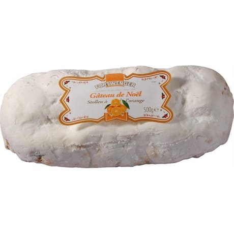 Fortwenger stollen à l'orange et pate d'amandes 500g
