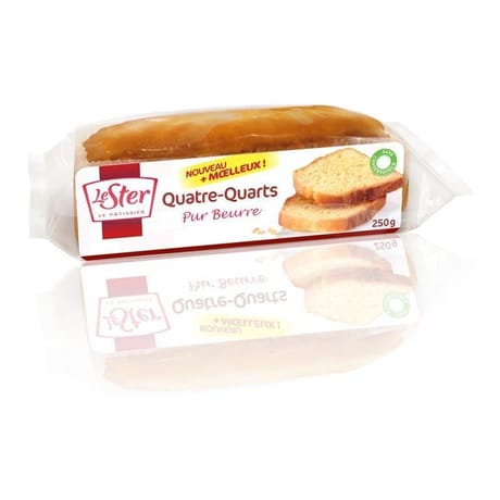 Le ster Le patissier quatre quarts "Moelleux" pur beurre 250g