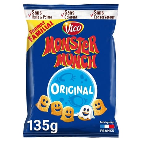 Vico monster munch salé 135g