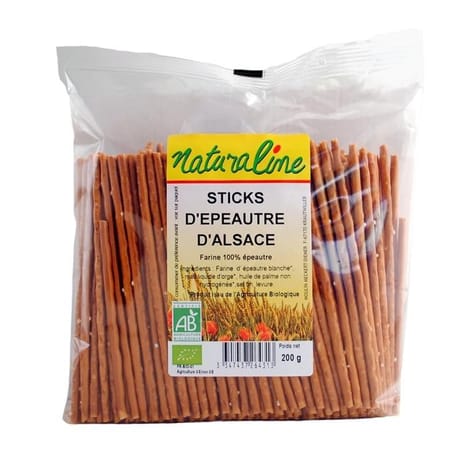 Naturaline Sticks d'épeautre bio 200g