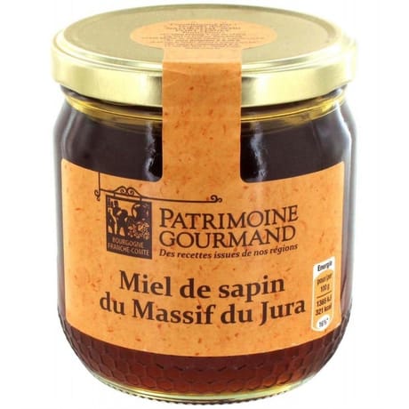 Patrimoine gourmand miel de sapin du Massif du Jura 500g
