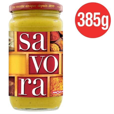 Amora spécialité à la moutarde savora pot 385g