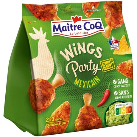 Maître Coq wings party mexicain 400g