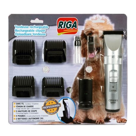 Riga tondeuse rechargeable pour chien