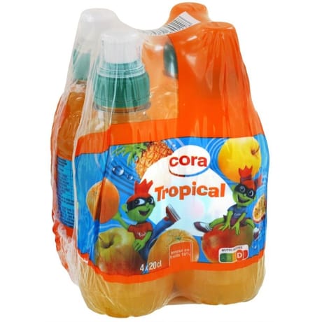 Cora kido boisson aux fruits tropical 4x20cl