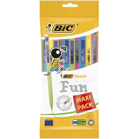 Bic porte mine matic combos 0.7mm maxipack x 10