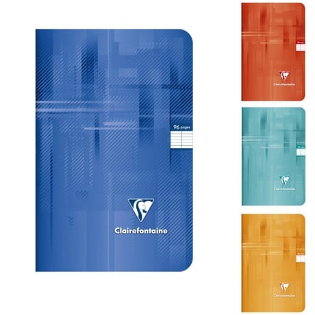 Clairefontaine - Carnet piqure 110*170 96 pages seyes 90g