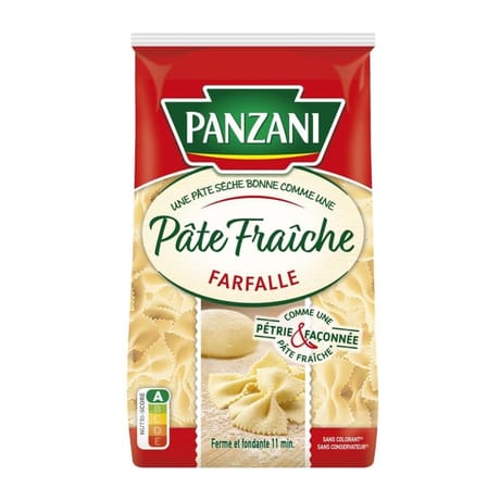 Panzani pâtes qualité fraîches farfalle 400g