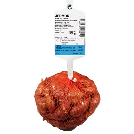 Echalote longue jermor cal 15/35 filet 500g