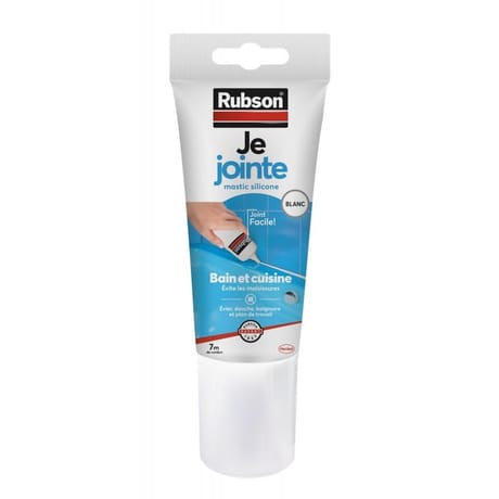 Henkel rubson mastic idéal bain&cuisine blanc tube 150ml