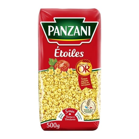 Panzani pâtes étoiles 500g