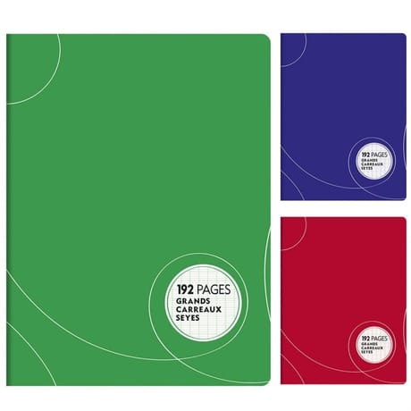 Cahier piqure 24x32 cm 192 pages seyes