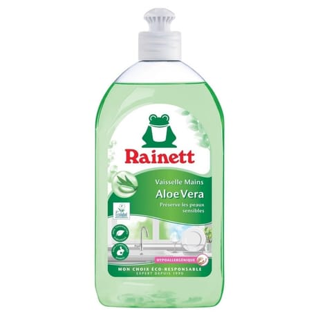 Rainett liquide vaisselle mains aloe vera 500ml