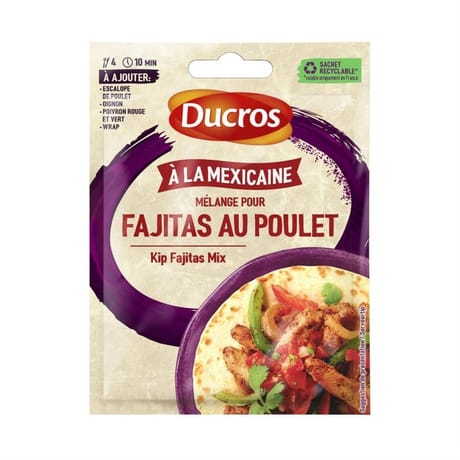Ducros épices fajitas mexicaines 20g