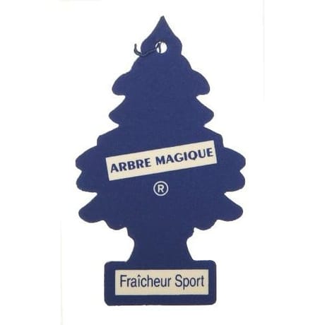 Arbre magique desodorisant voiture parfum sport 11g
