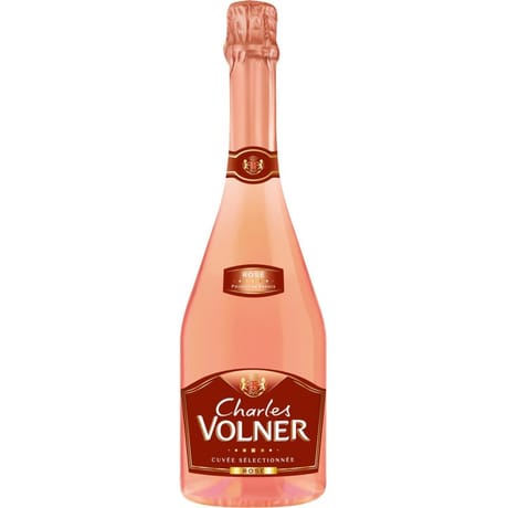 Charles Volner vin mousseux rosé sec 75 cl 12% Vol