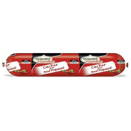 Oriental Viandes saucisse goût boeuf piquant halal 450g