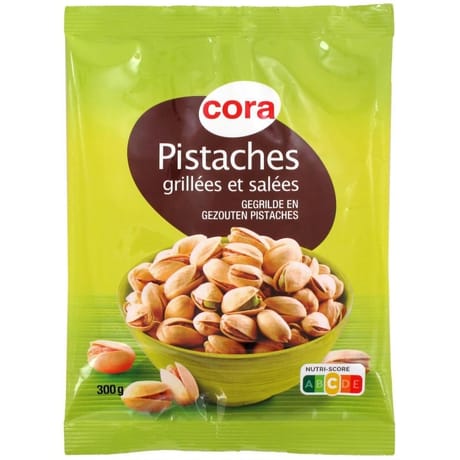 Cora pistache salées et grillées 300g