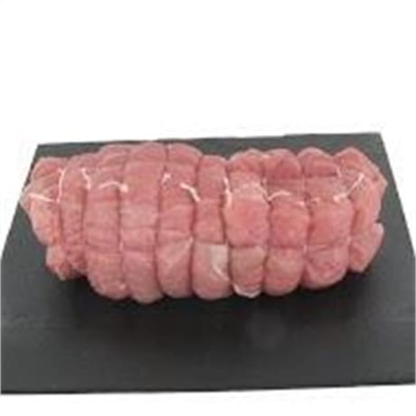Rôti de veau dans le quasi sans barde