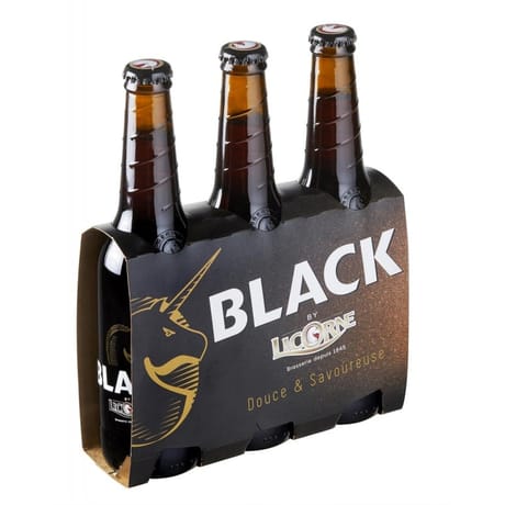 Biére licorne black 3x33cl 6%vol