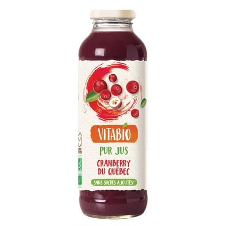 Vitabio pur jus de cranberry 50 cl