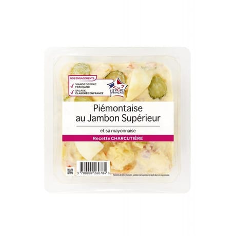 Salade de piémontaise au jambon, 300g