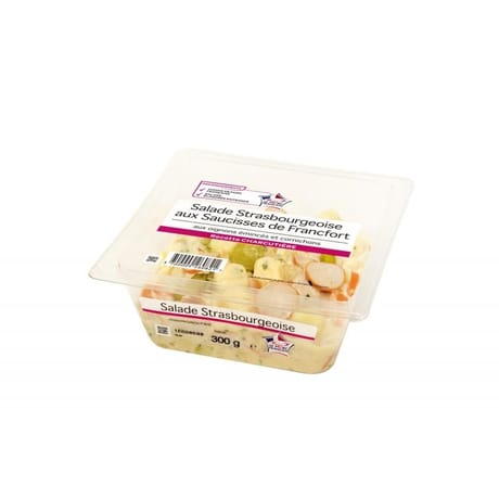 Salade strasbourgeoise aux saucisses de francfort 300g