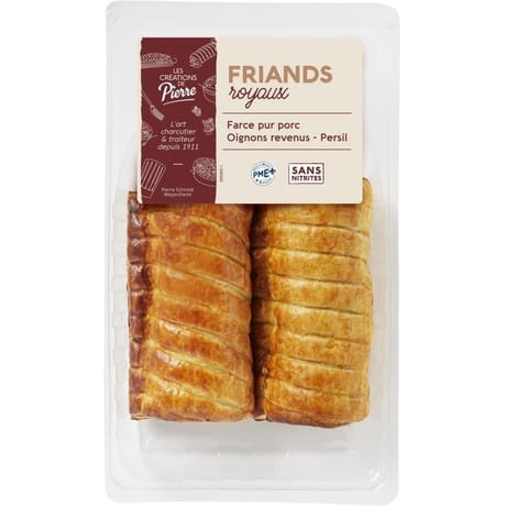Friands royaux pur beurre (2x170g) 340g