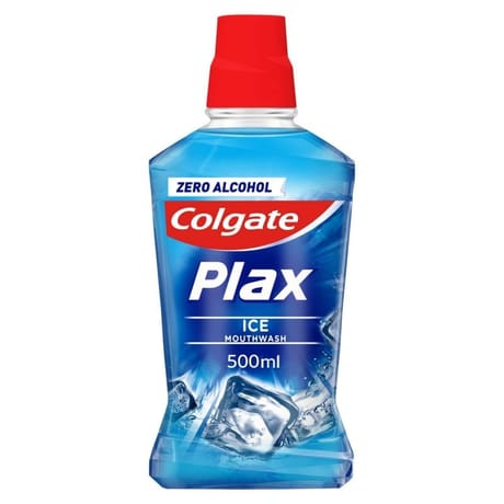 Colgate plax bain de bouche ice splash 24h 500ml