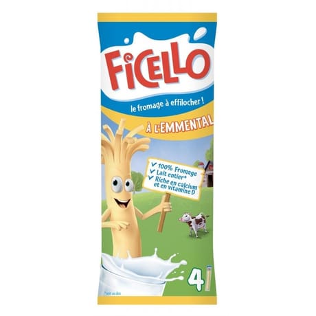 Ficello bâtonnets à l'emmental x4 - 84g