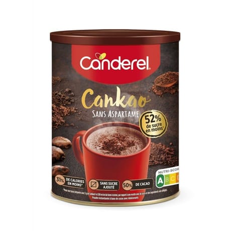 Canderel cankao, poudre chocolatée instantanée 250g