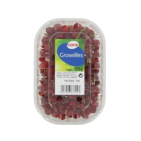 Groseilles Cora barquette 125g