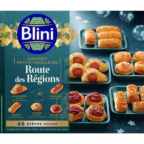 Blini coffret 46 petits feuilletés route des régions 485g