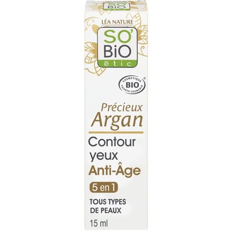 So Bio Etic contour des yeux/levres argan bio**  15ml