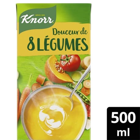 Knorr soupe  douceur 8 légumes 500ml 516g