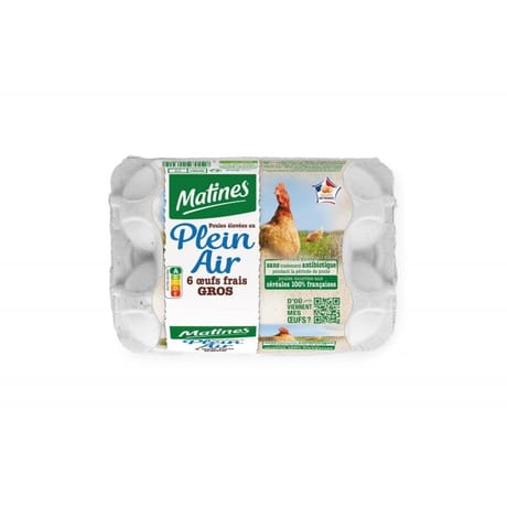 Matines 6 oeufs ppa gros