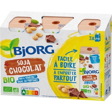 Bjorg mini soja chocolat bio 3x25cl