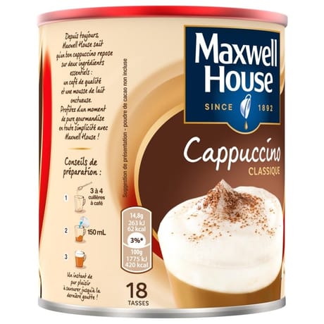Maxwell House cappuccino 280g