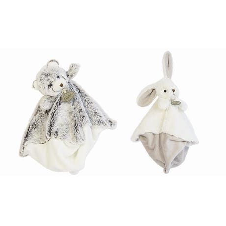 Baby Nat Doudou ourson et lapin les flocons