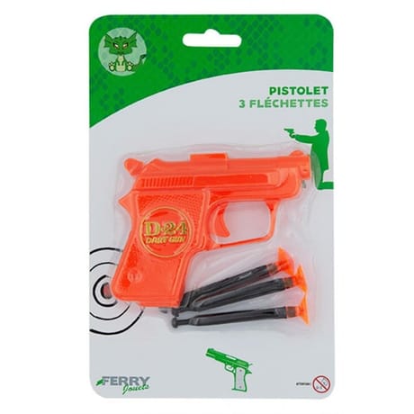 Pistolet 10 cm 3 flèchettes