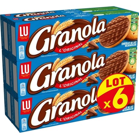 Granola chocolat au lait x6 1200g