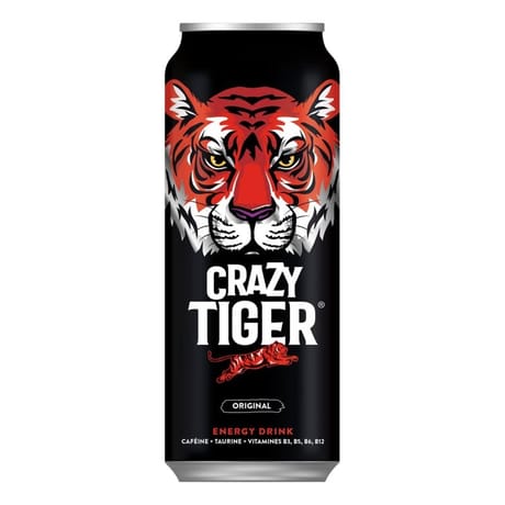 Crazy tiger energy 500ml canette