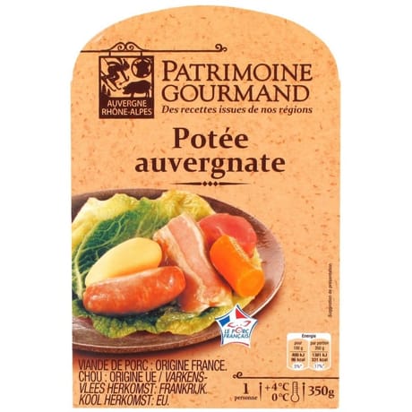 Patrimoine gourmand potée auvergnate 350g