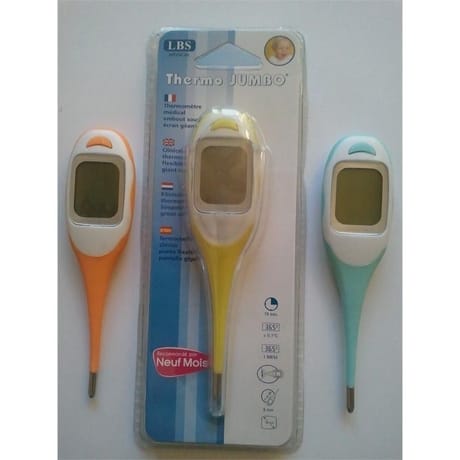 Thermomètre flexible grand écran Lbs