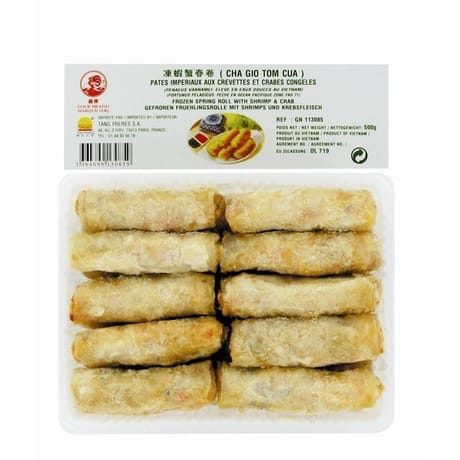 Tang Frères patés impériaux crevettes et crabe 500g